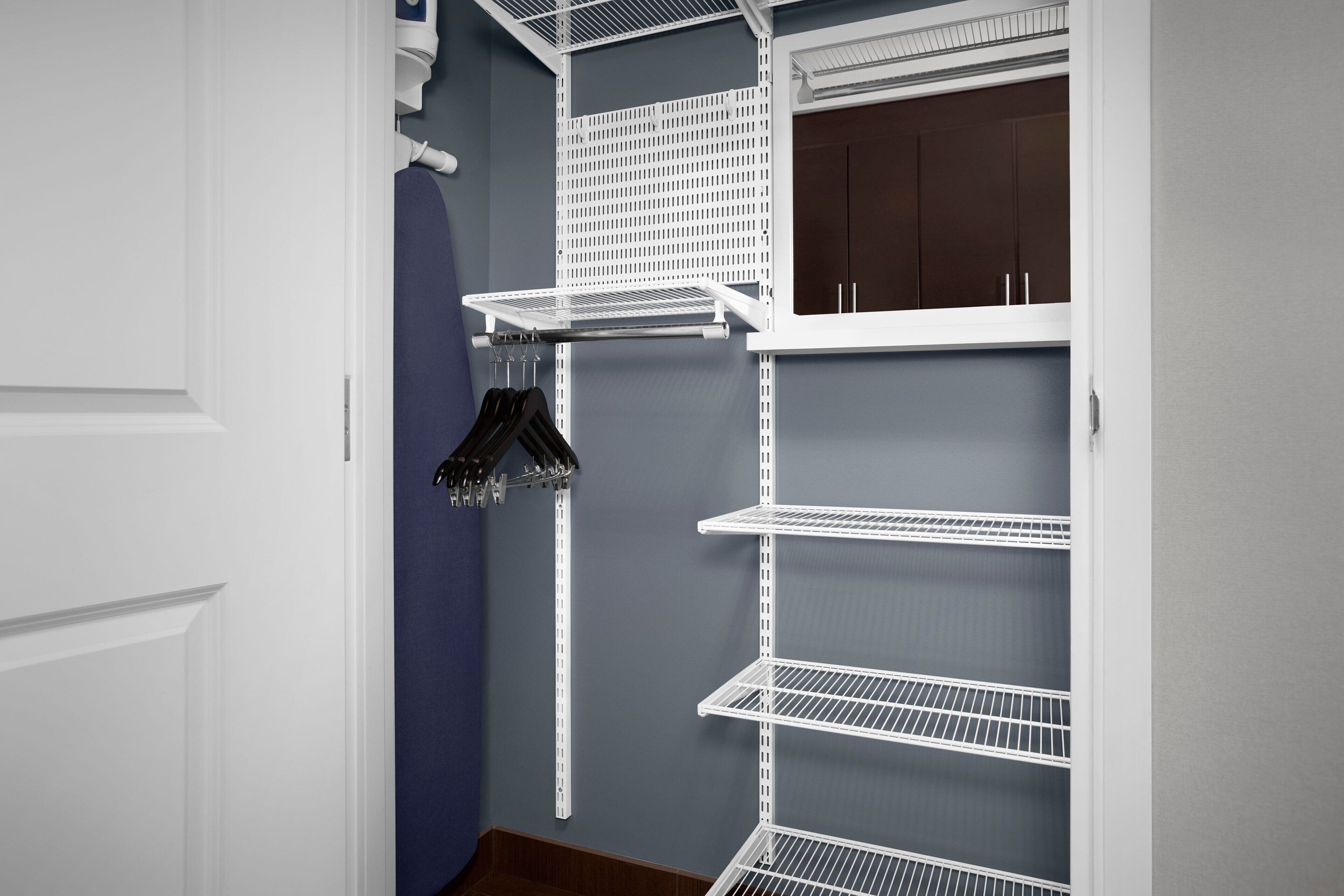 in-room safe, desk, blackout curtains, iron/ironing board