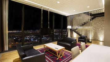 42-inch LCD TV with cable channels, TV, pay movies