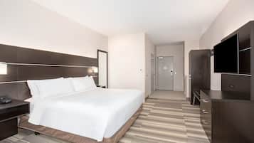 Premium bedding, pillow-top beds, in-room safe, individually decorated