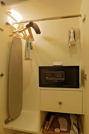 Minibar, in-room safe, desk, blackout curtains