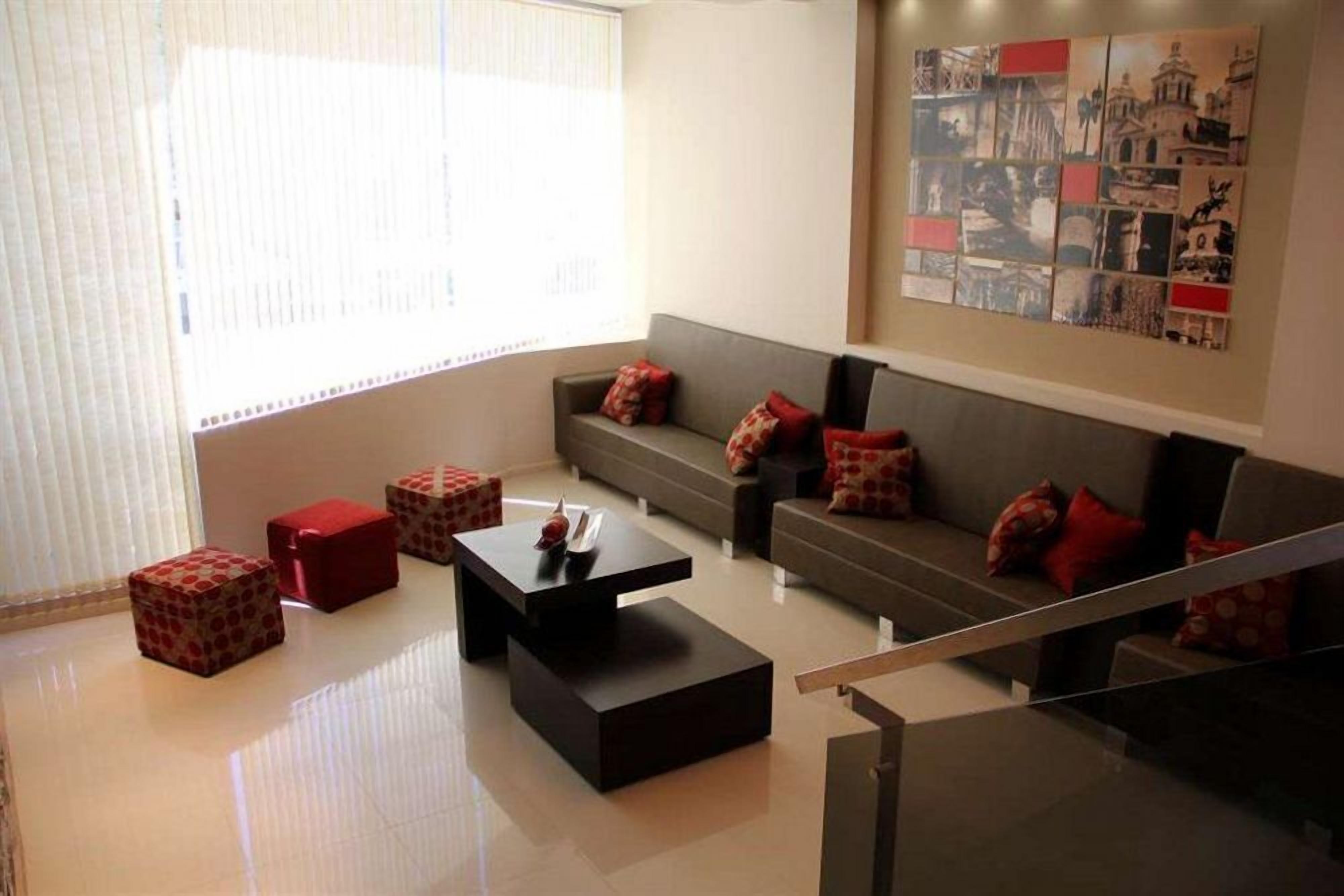 Sitteområde i lobbyen