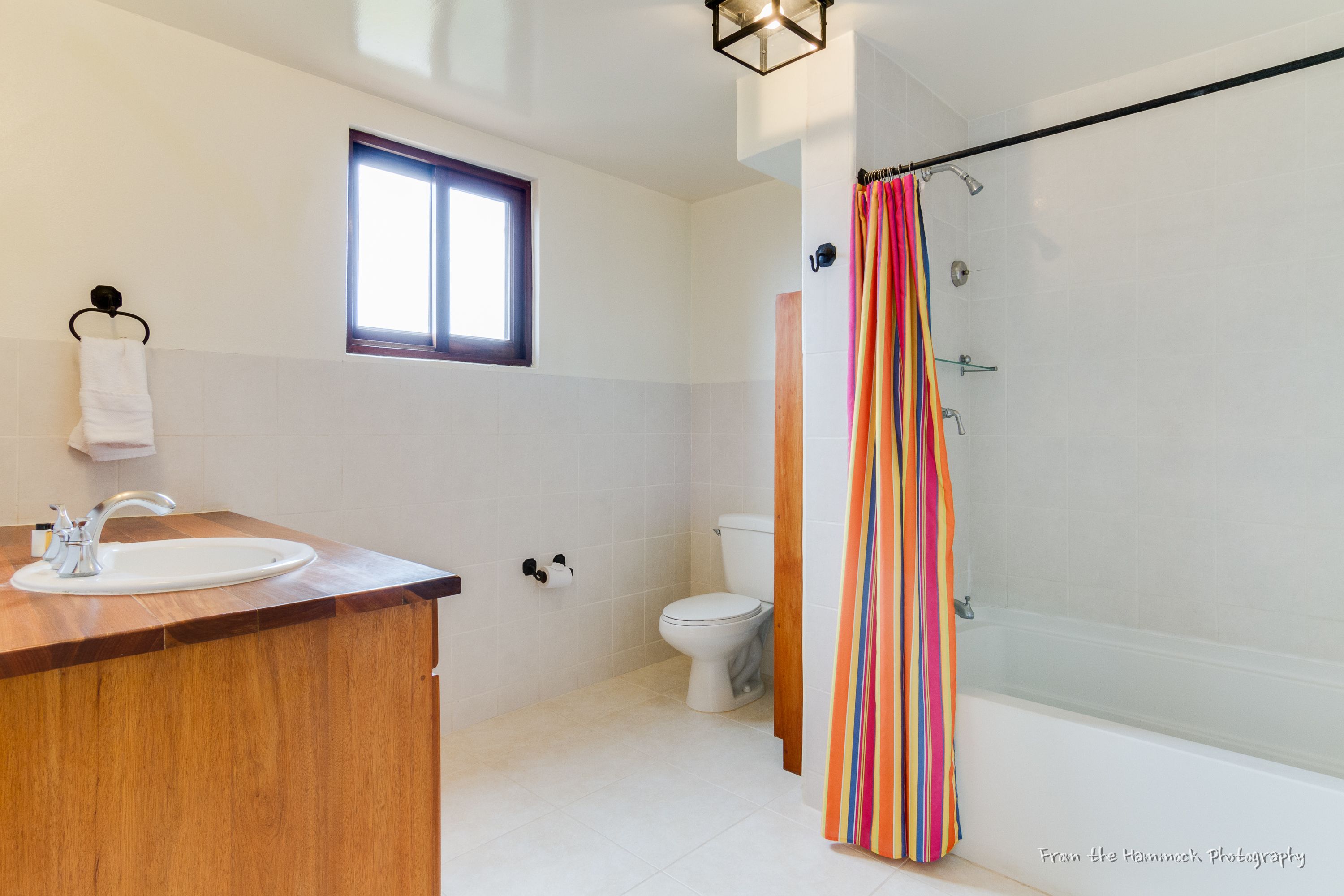 shower, free toiletries, hair dryer, bathrobes