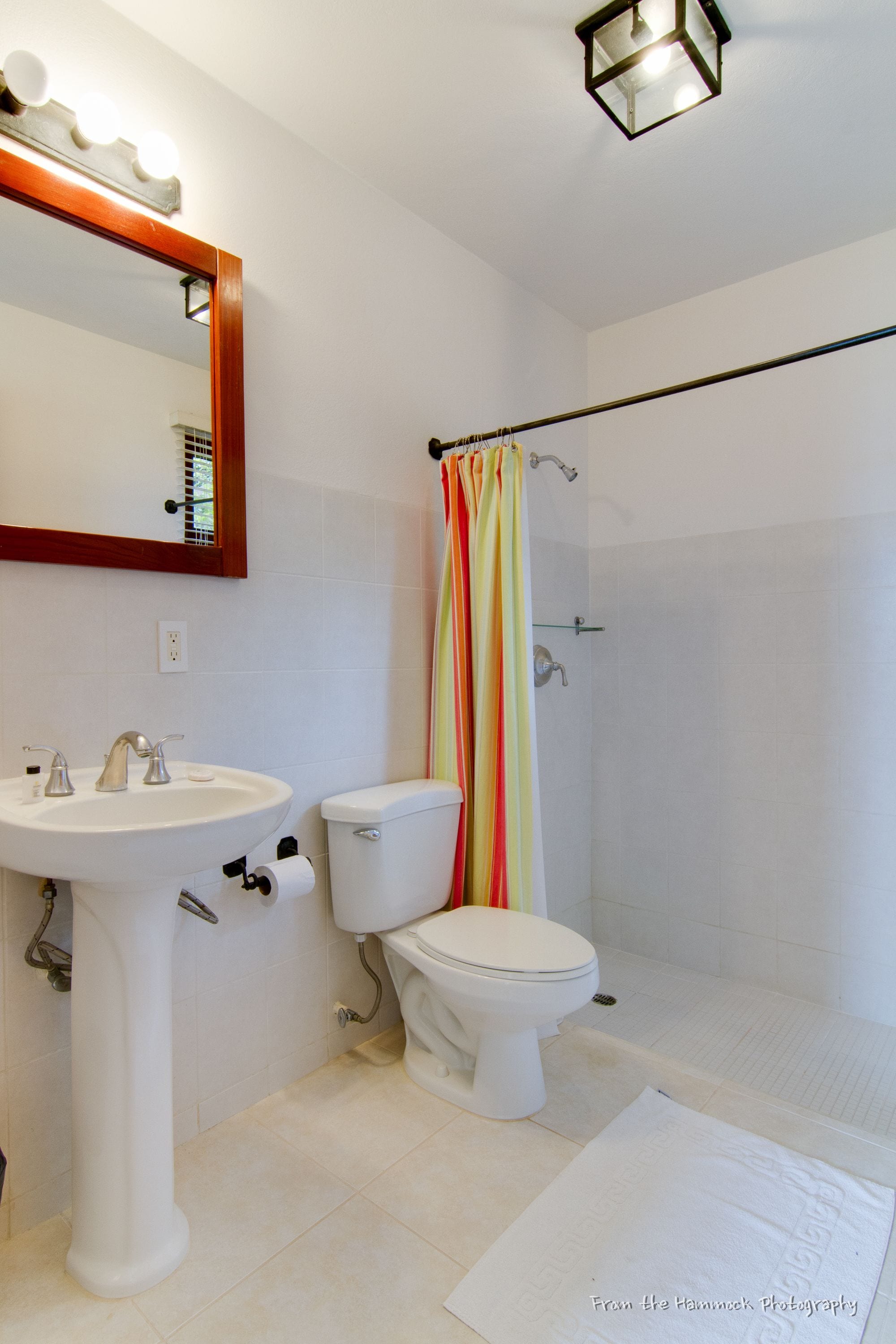 shower, free toiletries, hair dryer, bathrobes