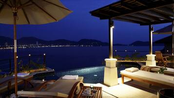 Vue sur la plage/l’océan