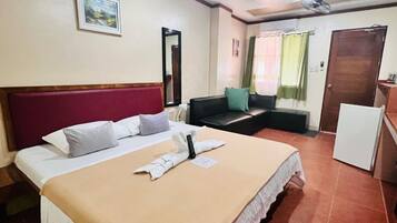 Hypo-allergenic bedding, in-room safe, individually decorated