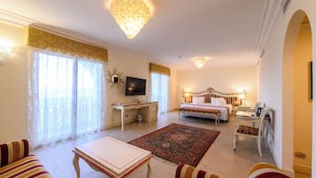 Chambre Junior, 1 trĂšs grand lit, vue ville