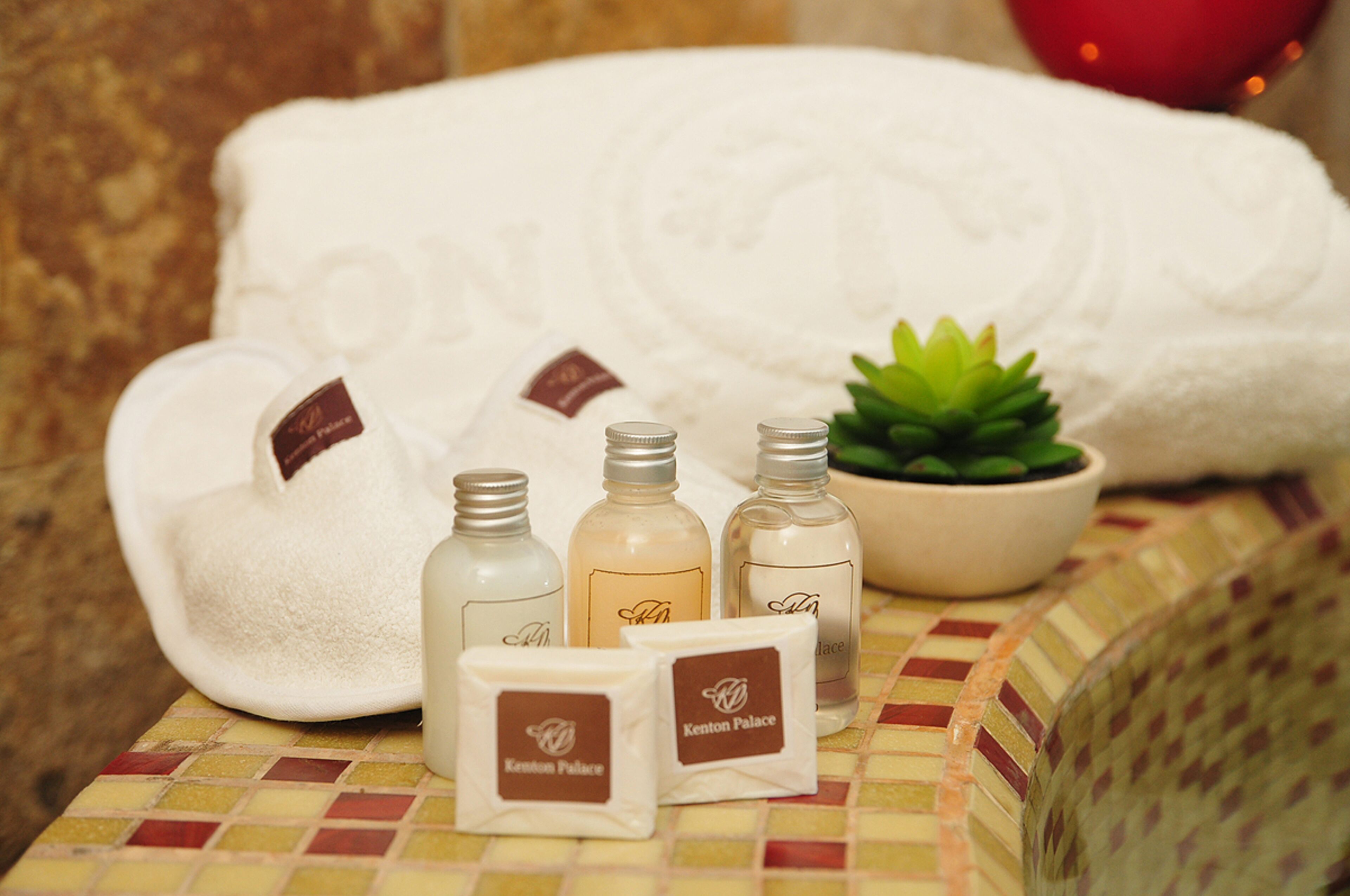 indoor pool, pool umbrellas, lifeguards on site