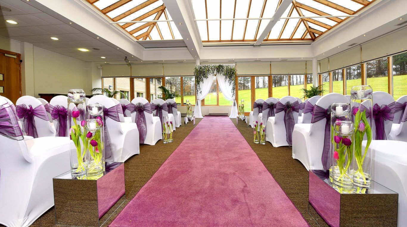 indoor wedding