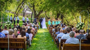 Área externa para casamento