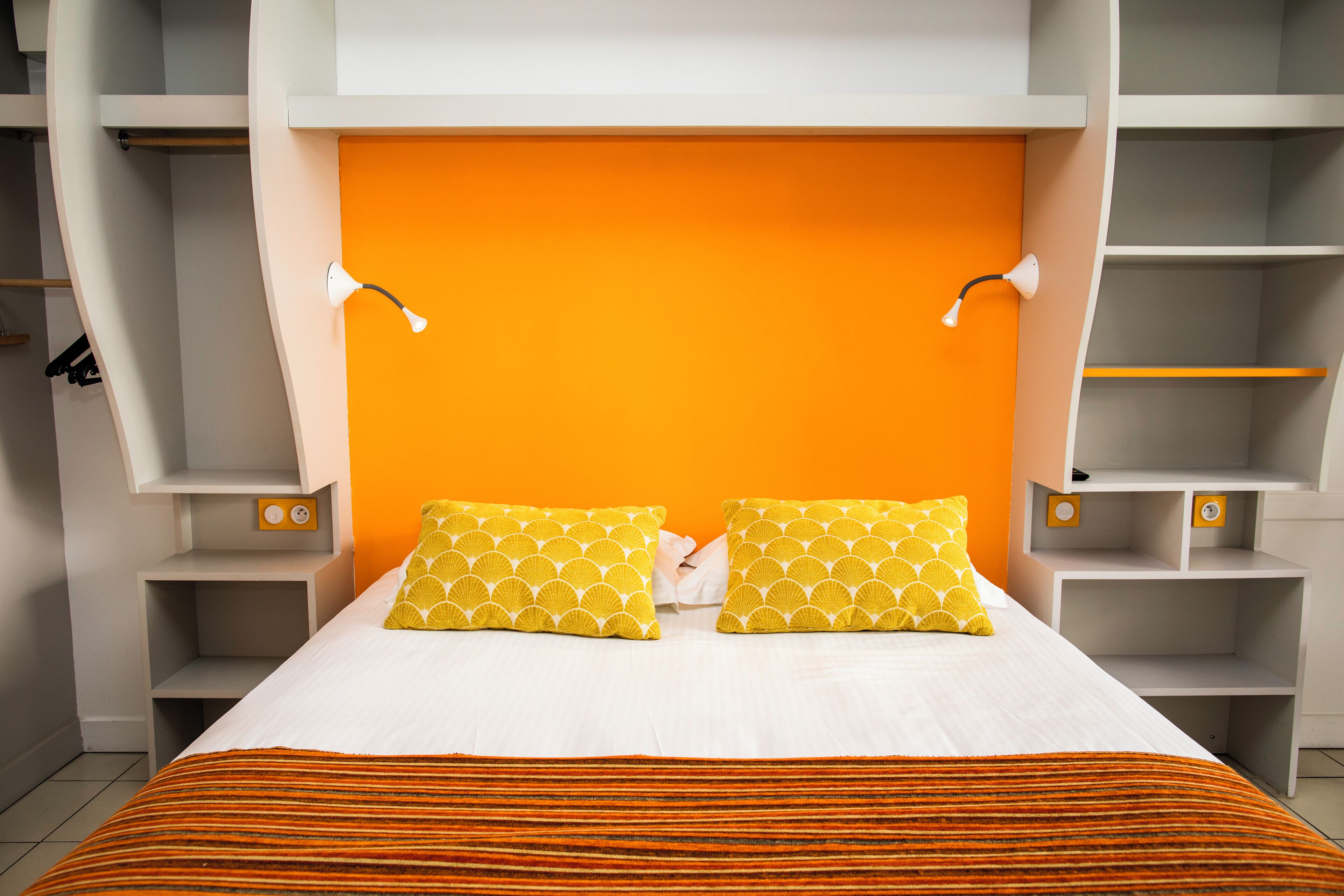 comfort double room | desk, laptop workspace, blackout curtains, soundproofing