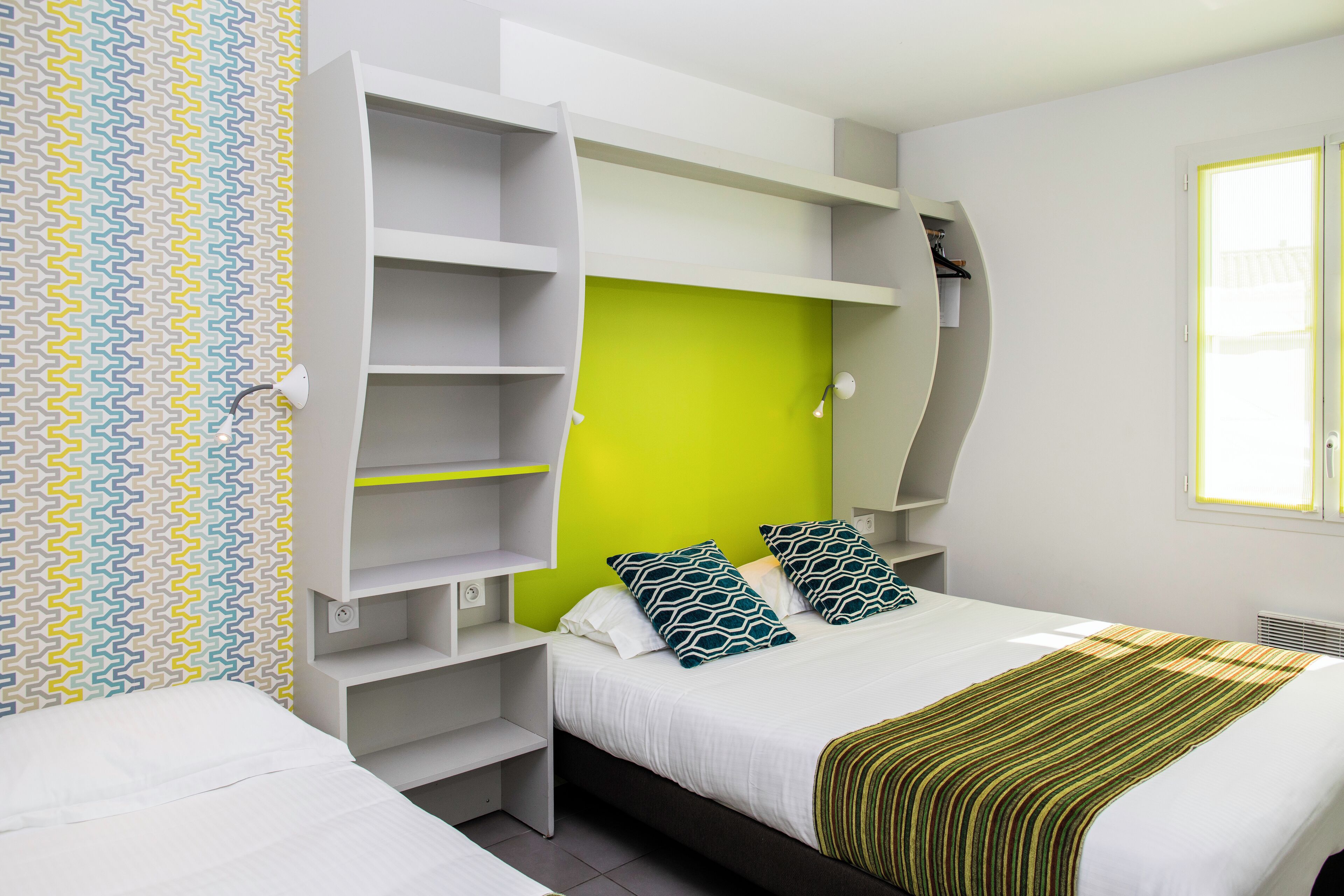 desk, laptop workspace, blackout curtains, soundproofing