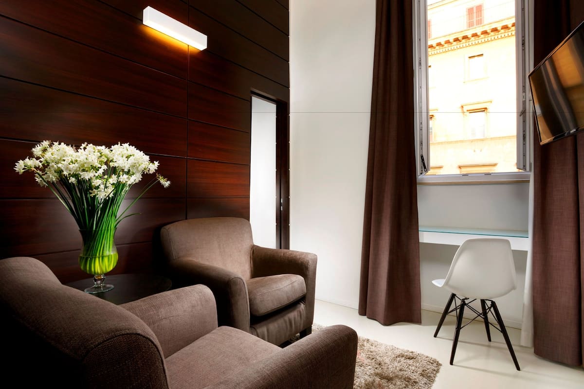 Double Room (Roulette) | Egyptian cotton sheets, premium bedding, down duvets, minibar