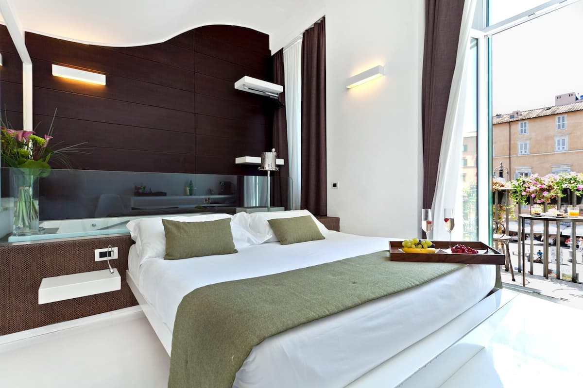Draps en coton égyptien, literie de qualité, couette en duvet, minibar