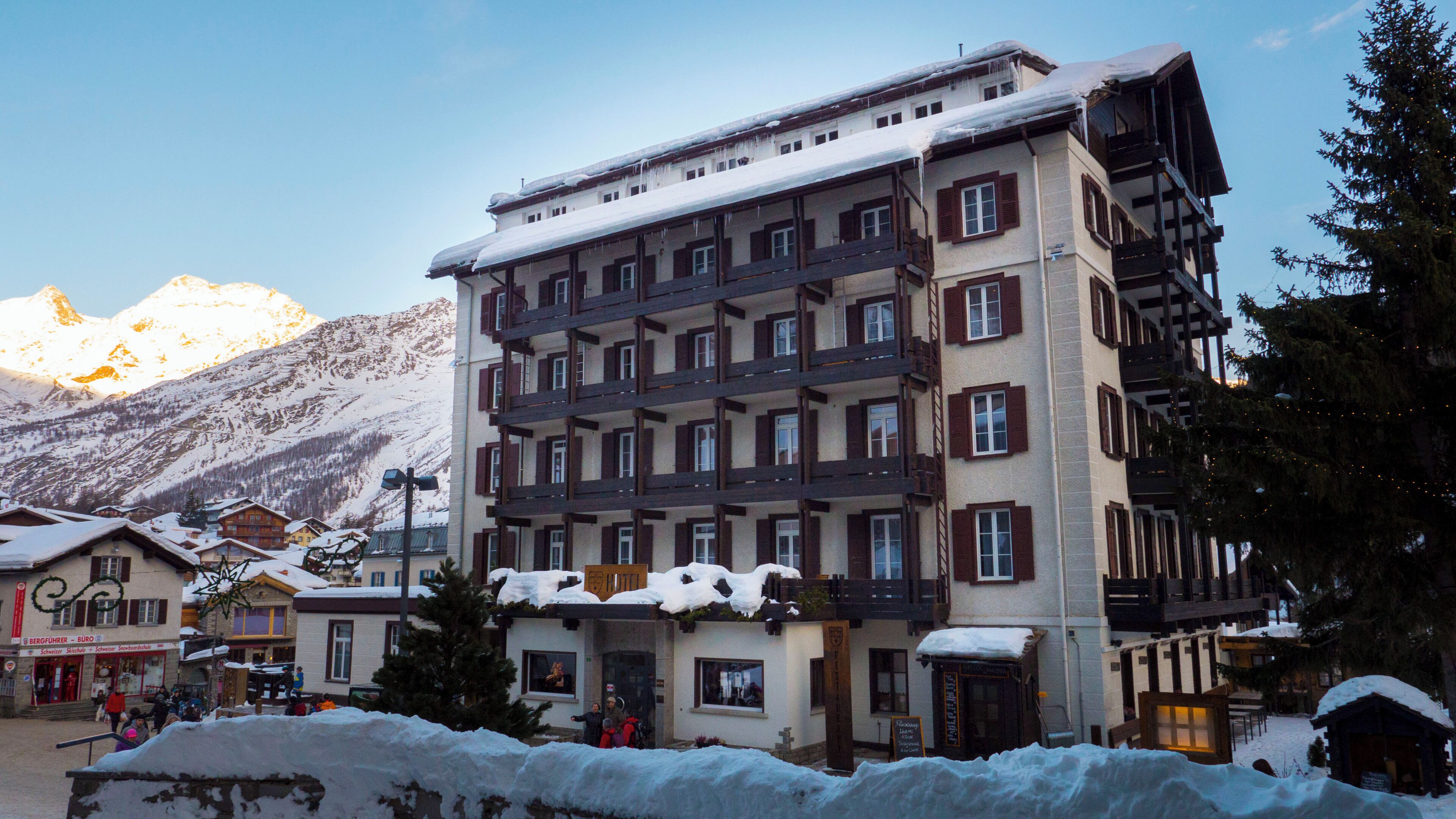 Façade de l’hébergement