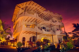 Front of property - evening/night