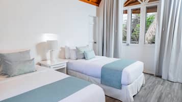 Literie de qualité supérieure, coffres-forts dans les chambres