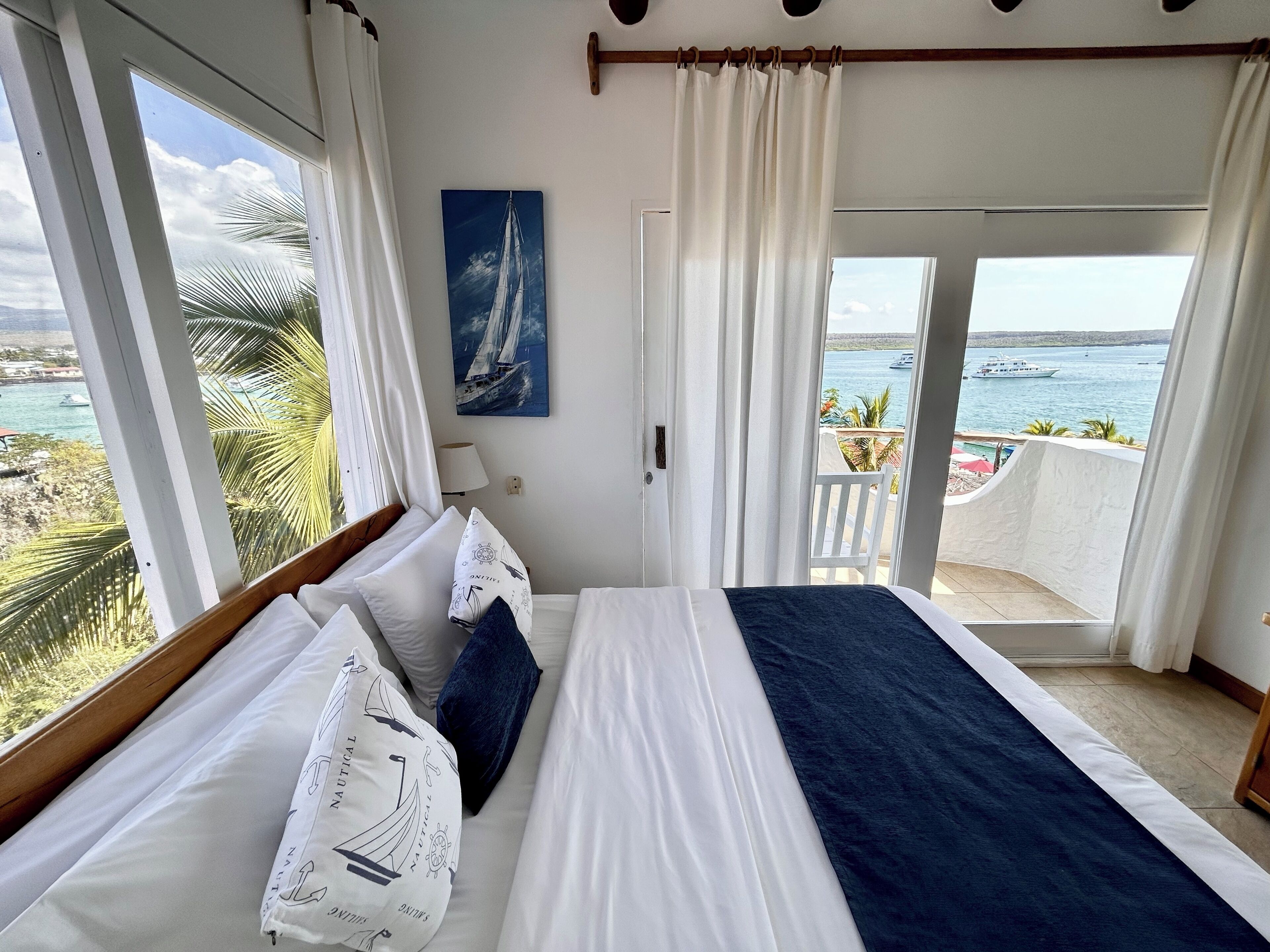 standard double room, 1 queen bed, ocean view | 1 bedroom, premium bedding, minibar, in-room safe