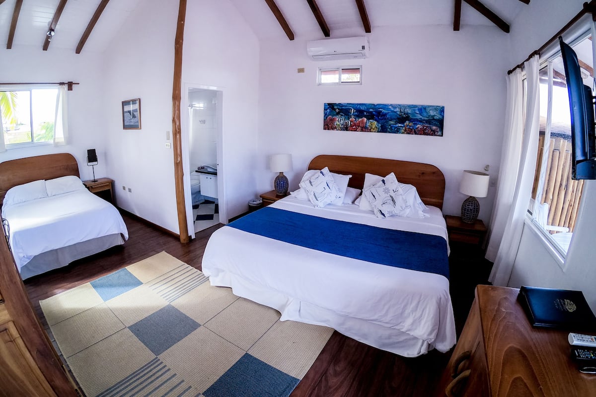 1 habitación y ropa de cama de alta calidad