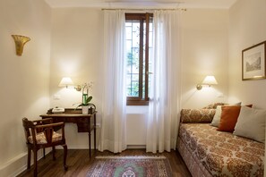 20-inch flat-screen TV with satellite channels, TV