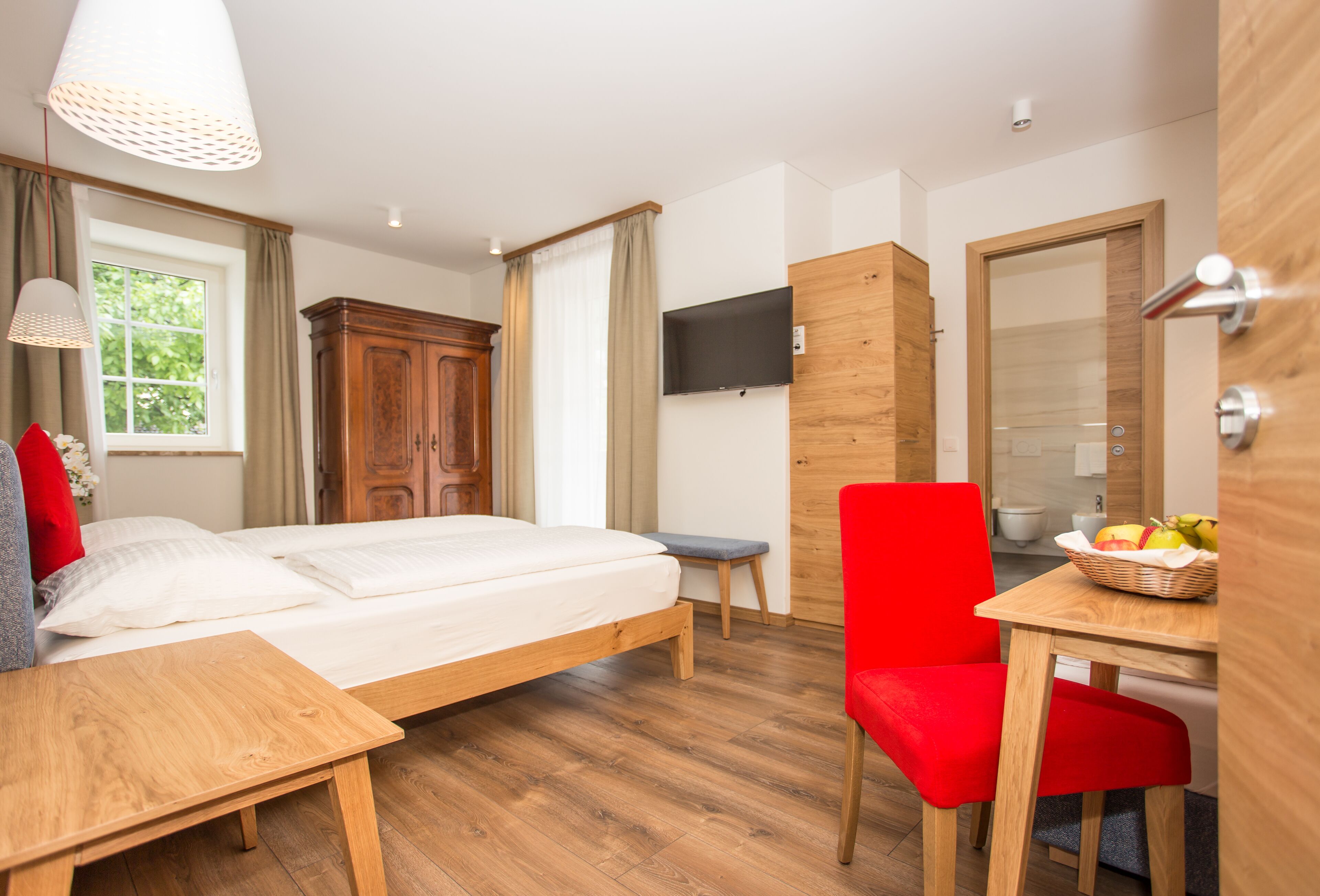 double room | down duvets, select comfort beds, minibar, in-room safe