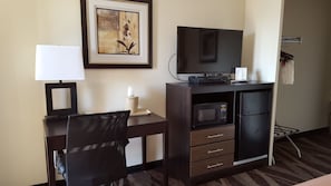 Desk, iron/ironing board, cots/infant beds, rollaway beds