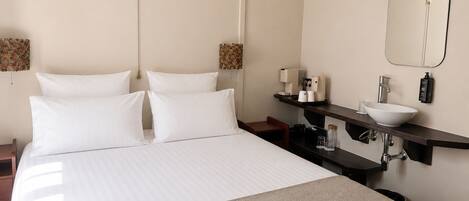 Free WiFi, bed sheets