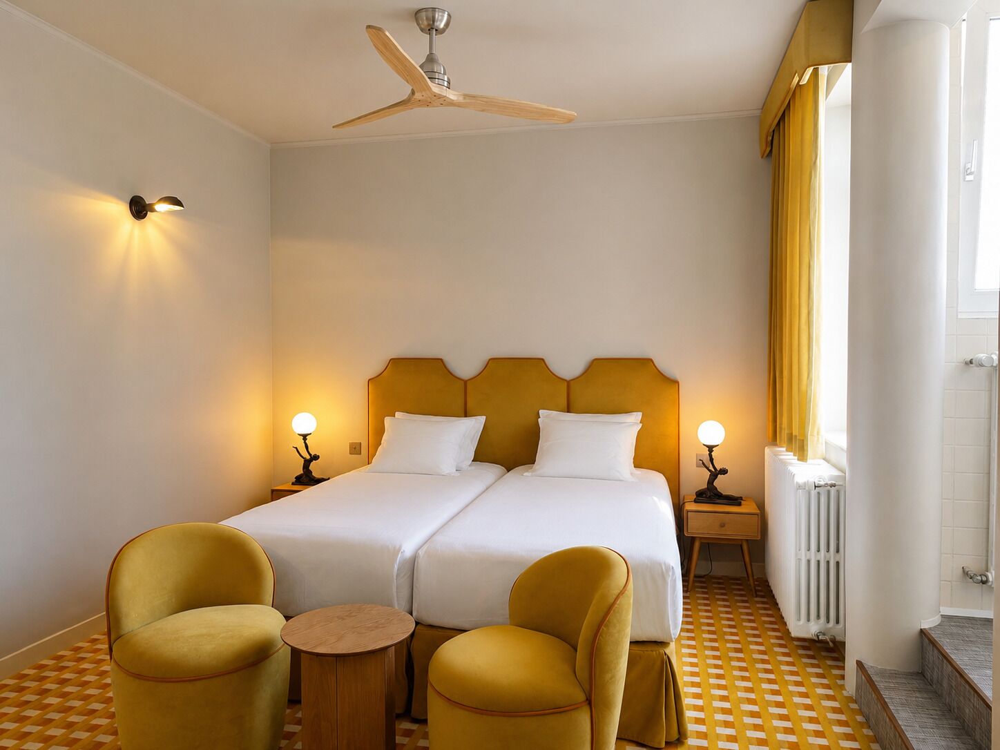 Maxi Room - Twin | Wi-Fi de cortesia, roupa de cama