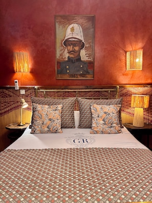 Deluxe Double Room (Chambre De Foucault) | Premium bedding, Select Comfort beds, in-room safe, blackout drapes - Riad El Arsat (Marrakech)