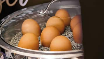 Daily buffet breakfast (EUR 12.90 per person)