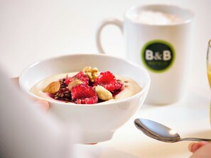 Daily buffet breakfast (EUR 12.90 per person)
