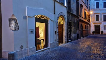 Front of property – evening/night