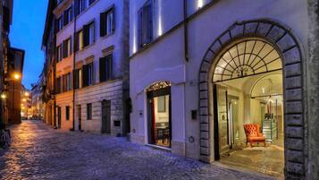 Front of property – evening/night