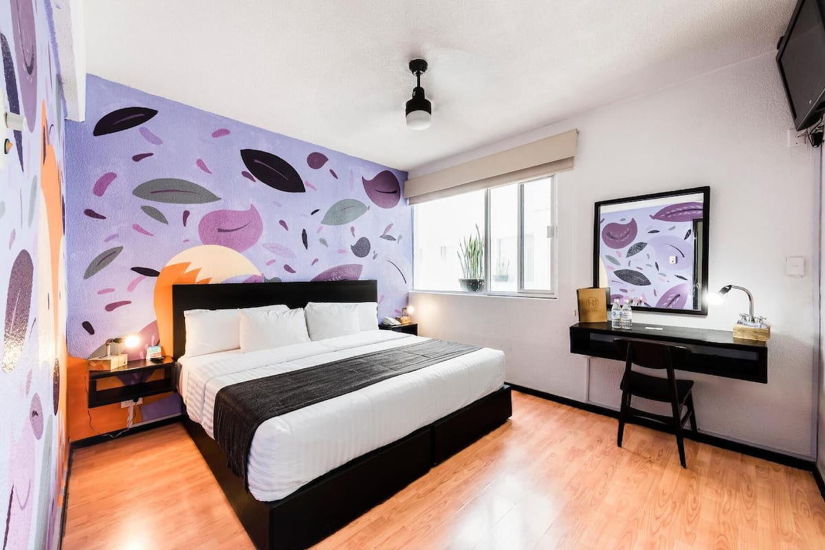 1 chambre, literie hypoallergénique, couette en duvet d'oie