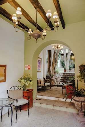 Interior entrance