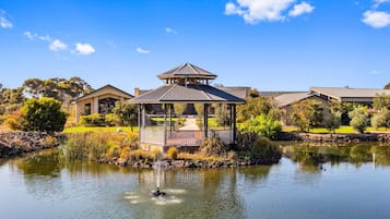 Outdoor wedding area