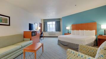 Svit - 1 kingsize-säng - icke-rökare - bubbelbad (with Sofabed) | Skrivbord, mörkläggningsgardiner och strykjärn/strykbräda