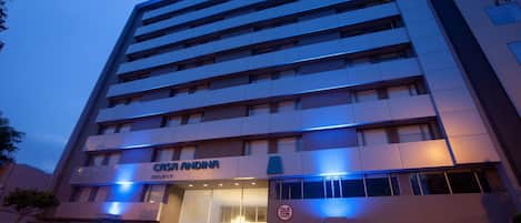 Front of property - evening/night