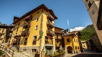 Facciata della struttura