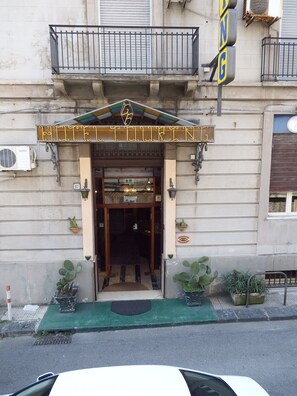 Entrada de l'allotjament