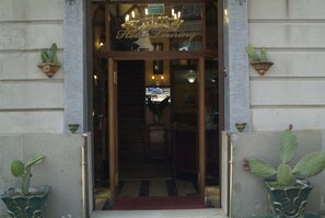 Entrada de l'allotjament