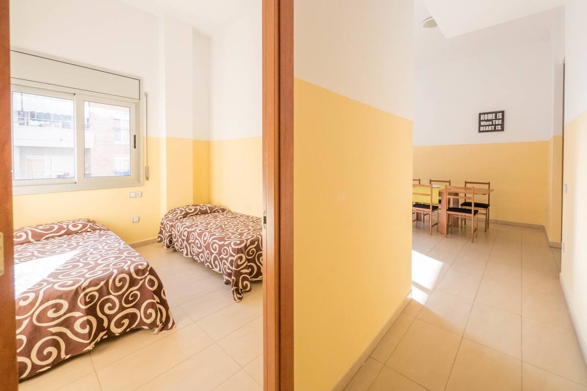 1 habitación, cunas y wifi 