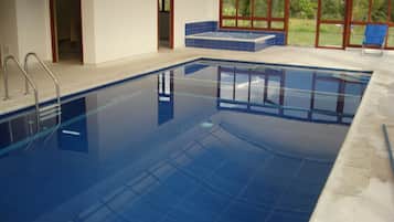 Indoor pool, outdoor pool