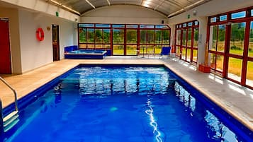 Indoor pool, outdoor pool