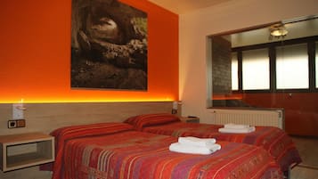 Premium bedding, soundproofing, iron/ironing board