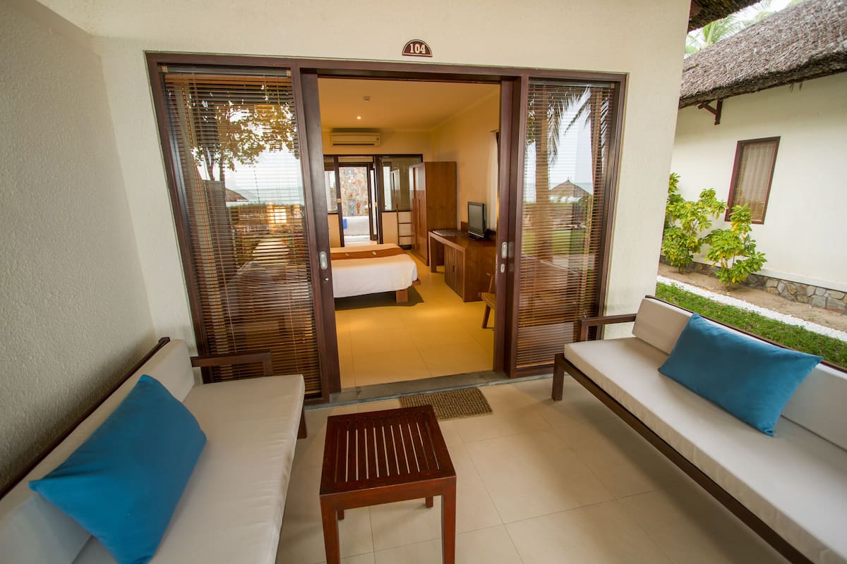 double room, sea view | terrace/patio