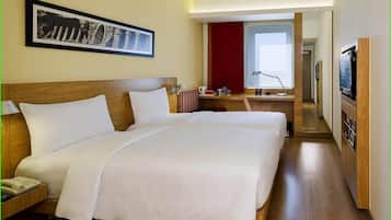 Standard Twin Room (Free WiFi) | In-room safe, desk, laptop workspace, blackout curtains