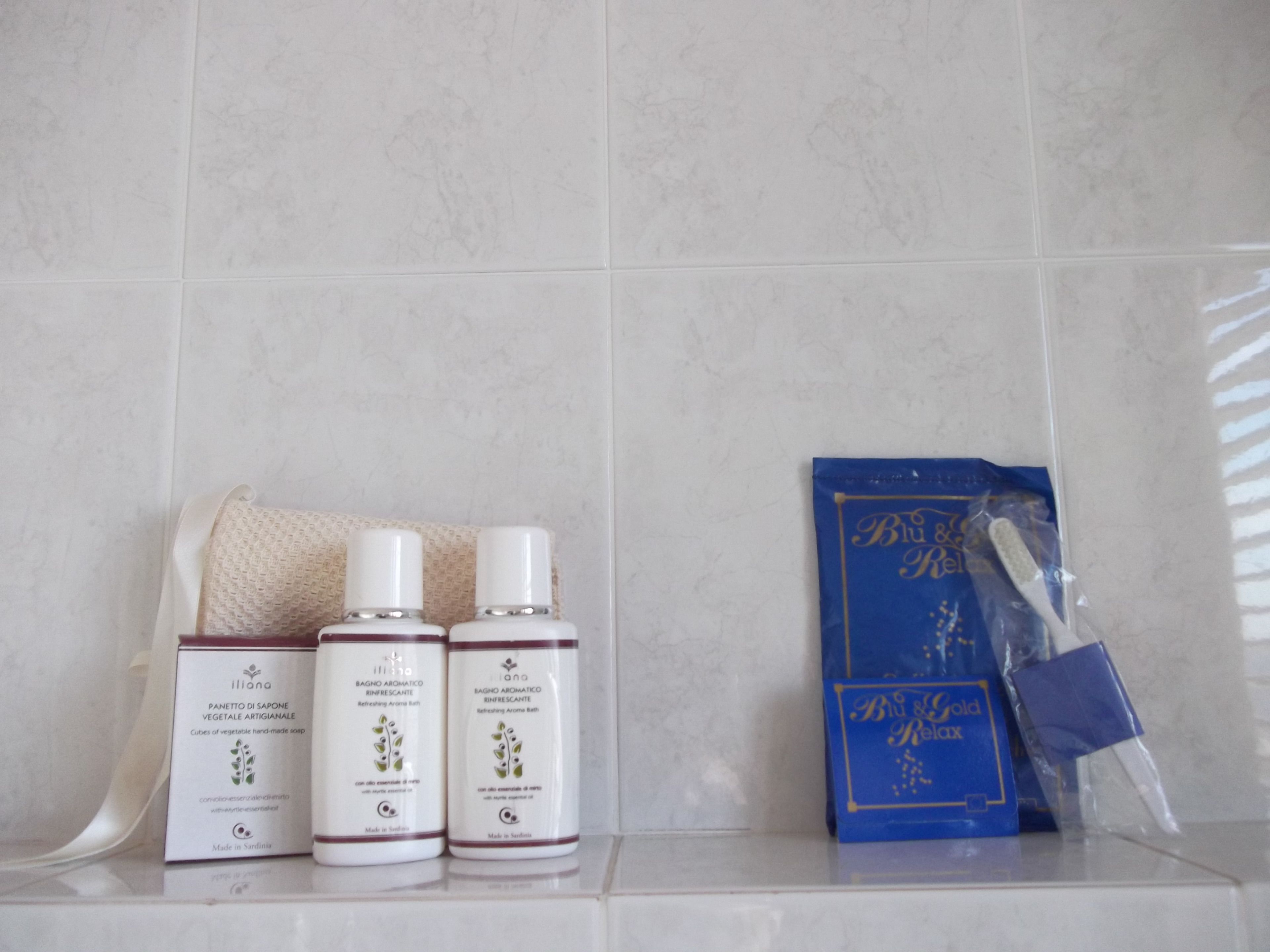 shower, free toiletries, hair dryer, bidet