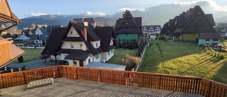 Blick von der Unterkunft