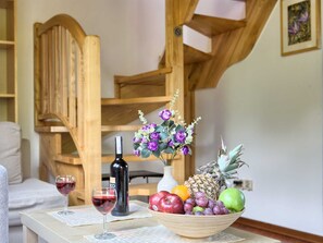 Departamento, vista a la montaña | Área de sala de estar | Televisión de pantalla plana 