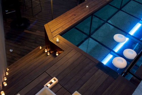 Poolside bar